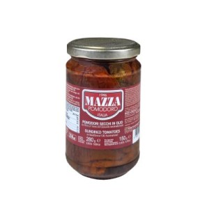 Pomidorai džiovinti saulėje aliejuje MAZZA, 280 g / 150 g
